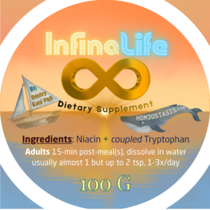 InfinaLife - 100 Grams in 8-oz amber glass jar, USA