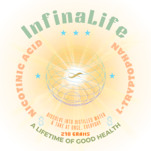 InfinaLife - 210 Grams in 16-oz amber glass jar, USA